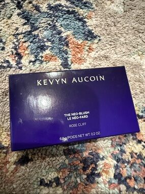 Kevyn Aucoin Deep Purple Neo-Blush Compact with Gold Lettering